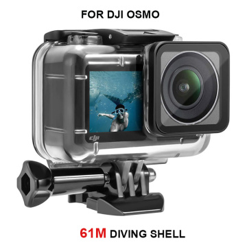 61m Diving Waterproof Case Shell For DJI OSMO ACTION Camera Accessories Protective Housing Shell For Water Sports Activities