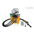 0.75kw 220v 7L ultra high pressure oil station copper core motor three-way valve electric hydraulic pump