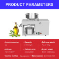 X6 Oil Press MachineOrganic Expeller Extractor for Home for Nuts Olive Kernel Almond Rapeseed Sesame etc110V / 220V