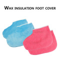 1 Pair Wax Bath Socks Wax Booties Foot Spa Cover Thin Cotton Mittens Feet Hand Care Set P9