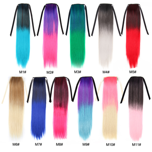 Silky Straight Ombre Clip In Ponytail Hair Extensions Supplier, Supply Various Silky Straight Ombre Clip In Ponytail Hair Extensions of High Quality