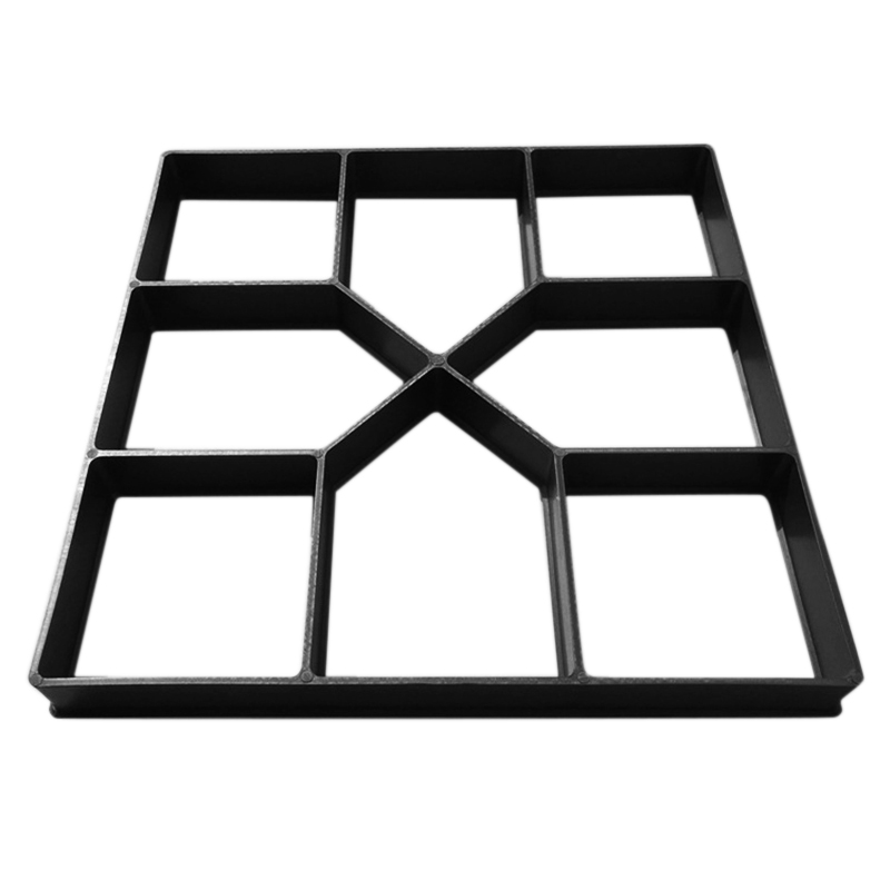 DIY Paving Mold Stepping Stone Pavement Driveway Patio Paver Path Maker Floor for Garden Yard Design 40*40*4cm