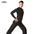 Doubl Latin Dance Long Sleeve Latin Dance Dancewear Shirts Men Ballroom Dance Dress Morden Dance Men Dance Dress Training Jacket