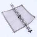 Outdoor Foldable Stainless Steel Mesh Firewood Furnace Burn Pit Stand Carbon Heating Stove Rack Platform Charcoal Camping Tools