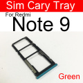Sim Card Tray For Xiaomi Redmi Note 9 Note9 M2003J15SC SIM Card Slot Sim Card Reader Holder Flex Cable Repair Replacement Parts