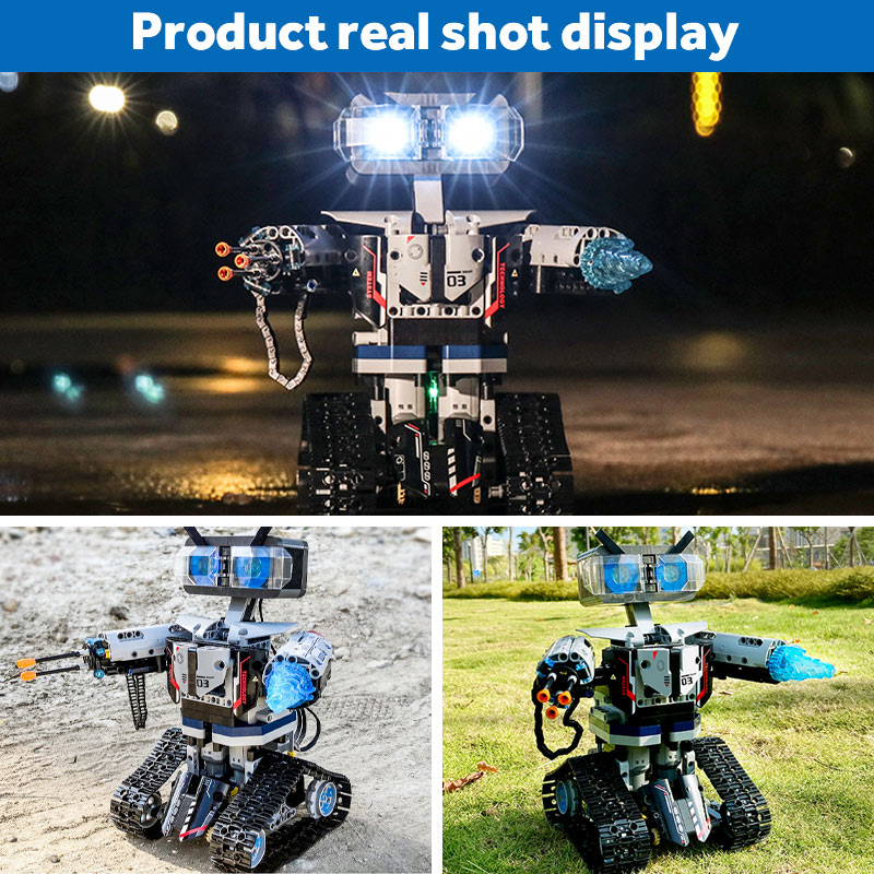 611PCS NEW City RC Robot Electric Building Blocks Creator Remote Control Intelligent Robot Car Brick Toys For Children