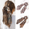 2020 New Women Hair Bow Streamers Scrunchie Girls Ribbon Tassels Hair Rope Rubber Bands Horsetail Tie Headwear Hair Accessories