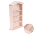 1:12 Dollhouse Miniature Wooden Cupboard Wall Cabinet Bookcase Furniture Toys Decoration