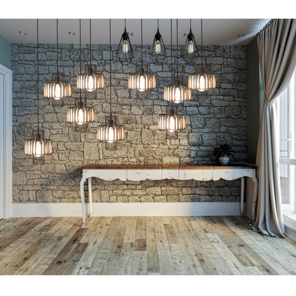 Ktonsdci Modern Living Room Stone Wall Classic Curtain Window Floor Light Interior Background Photography Backdrop Photo Studio