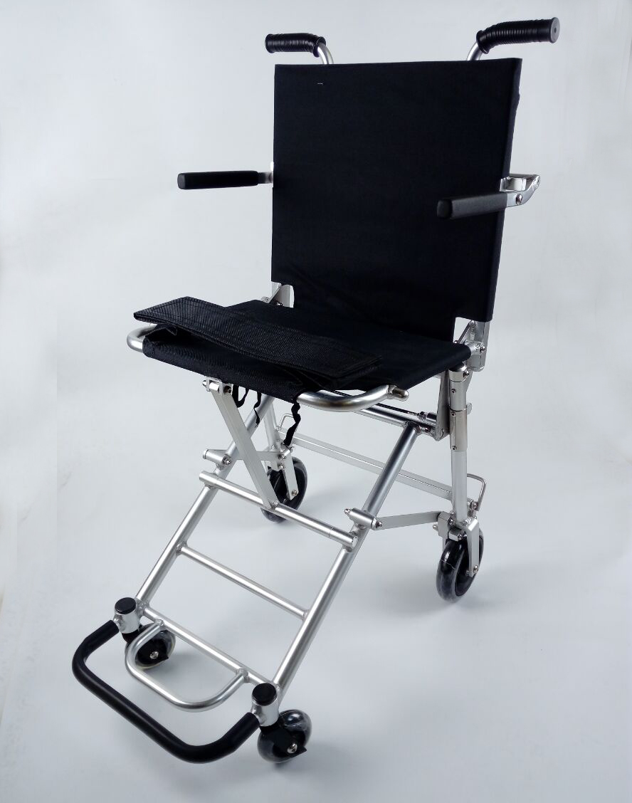 Ultra Lightweight Folding Portable Wheel chair for Airport and Travelling Use JS88 for Children Elderly Handicapped Medical