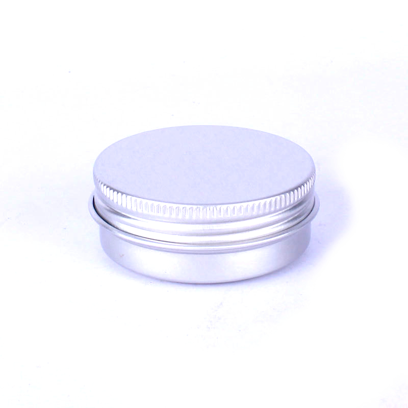 Tin box Refillable Containers 30ml Aluminum Cosmetic Small Tins Storage Jars Empty Cosmetic Screw Top Sample Containers