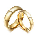 Gold his and hers tungsten wedding ring sets