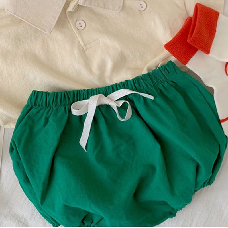 2020 Toddler Baby Shorts Bloomers Pure Cotton Infant Girls Shorts Korean Baby Pumpkin Shorts Boys Shorts Children PP Girls Short