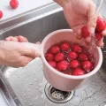 Long Handle Bathing Shampoo Cups Kitchen Tool Wash Vegetables Water Spoon Plastic Sprinklers Bathing Spoon Water Scoops