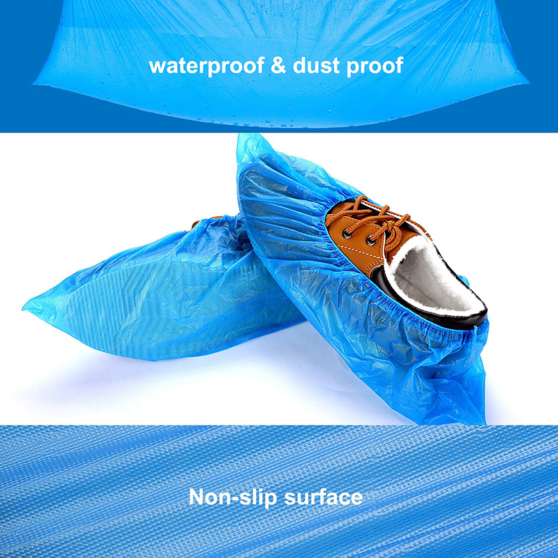 Anti Slip Disposable Shoe Covers Waterproof Overshoes Dustproof Reusable Boot Cover Dispense for Home, Rainy, Factory Protective