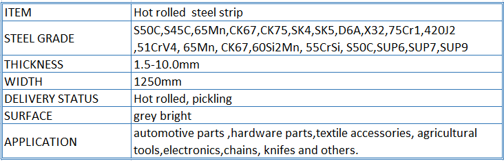 hot rolled steel 