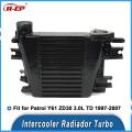 Nissan Intercooler Radiator Turbo Fit for Nissan Patrol Y61 ZD30 3.0L TD 1997-2007 Top Mount Aluminum Bar Plate Structure