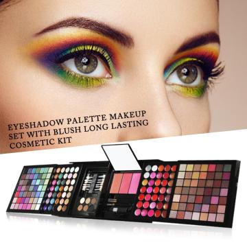 Eyeshadow Palette Makeup Set with Blush Long Lasting Cosmetic Kit for Woman Girl