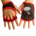 OOTDTY 1pair Weightlifting Workout Fitness Gloves Weight Training Gloves Gym Barehand Grip for Rowing Pull Up