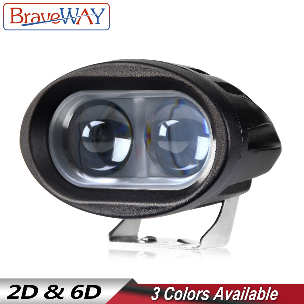 BraveWay 1PCS LED Headlights for Car Motorcycle Truck Tractor Trailer SUV ATV Off-Road Led Work Light 12V 24V Fog Lamp