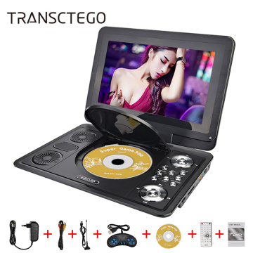 13 inch HD Portable DVD Player Mobile Digital Multimedia Player TV EVD Radio MPEG MPEG4 VCD SD Card U disk play