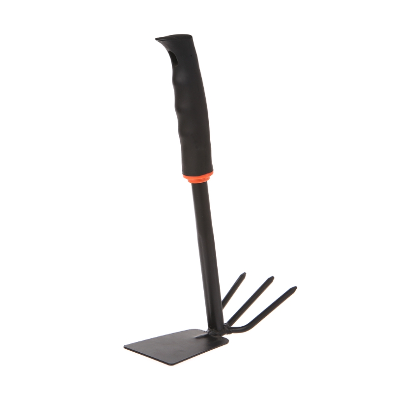 1 Pc High Quality Portable Digging Tool Mini Two Head Hoe For Home Garden Transplanting Non-slip Tool Two Head Hoe