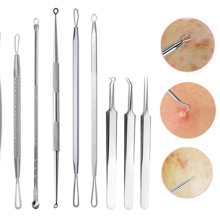 Stainless Steel Blackhead Remover Acne Needle Set Pimples Squeeze Face Cleaning Skin Care Tools Remove Dirt Brighten Beauty