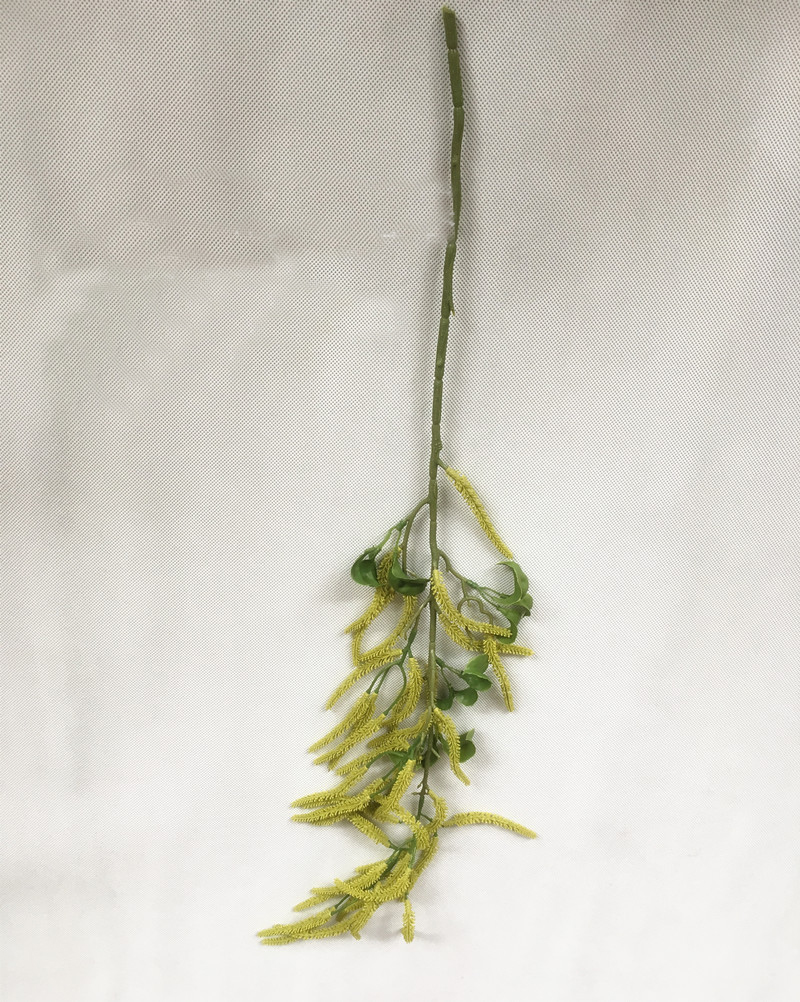 Artificial Wisteria Flower Vine Garland Fake Plastic Wheat Plants Foliage Outdoor Wedding Home Decor