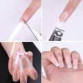Hot 1m/1.5m/2m Nail Art Fiberglass for UV Gel DIY Nails White Acrylic Nail Extension Tips With Scraper Nail Spa Tool
