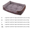 Dog Bed Waterproof Leather Pet Dog sofa Hourse Removable Mat Nonslip Bottom For Labrador Golden Puppy Bed Mat Pet products
