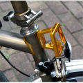 Aceoffix Bike Bag Bracket Bike Front Carrier Block for Brompton 3SIXTY CNC 56g