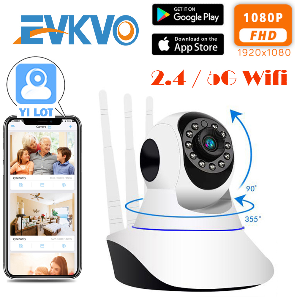 2.4G /5G Wifi 1080P IP Camera WIFI Wireless Home Security Camera Surveillance 2-Way Audio CCTV Pet Camera 2mp Baby Monitor YILOT