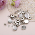 40Pcs/10Set DIY Scrapbooking Sewing Accessories Metal Round Fasteners Press Button Snap Buttons Leather Craft Clothes Bags