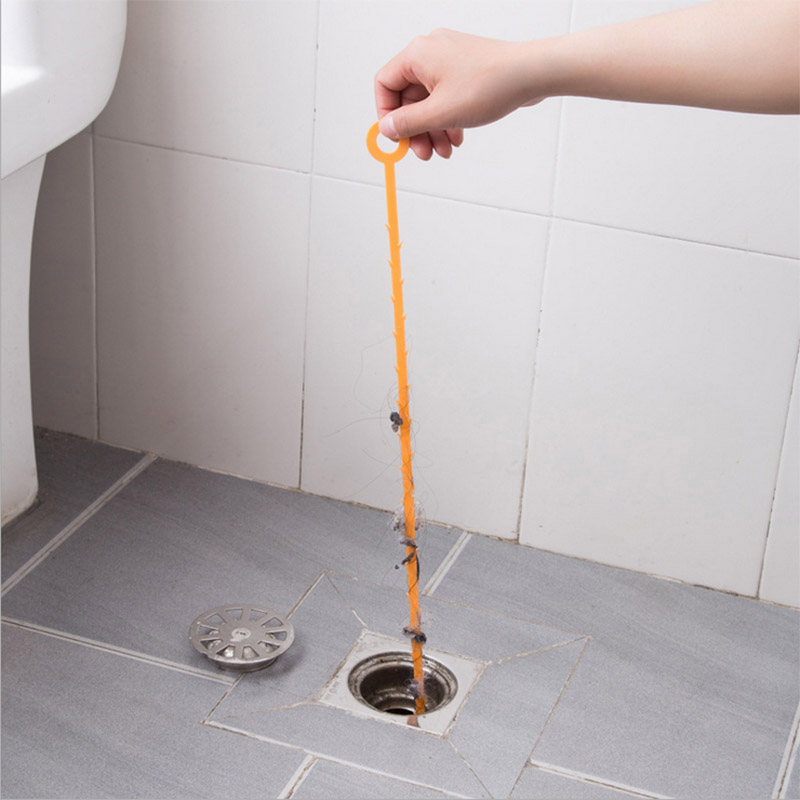 10pcs Kitchen Sewer Cleaning Brush Toilet Dredge Pipe Snake Brush Tools Bathroom Kitchen Accessories