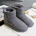 2021 Winter Women Snows Boots Female Genuine Leather Shoes with Real Sheep Fur Lady Ski Wear Warm Booties Waterproof