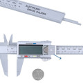 150mm/6inch LCD Digital Electronic Carbon Fiber Vernier Caliper Gauge height measuring instruments Micrometer Hot Products