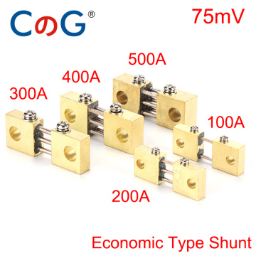 FL-19B Shunt 100A 200A 300A 400A 500A 600A 1500A 75mV Welding Machine Brass Resistor DC Shunts For Current Analogue Panel Meter