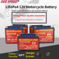 LifePo4 12V motorcycle battery 10 20Ah large capacity with BMS charger lithium bateria for yamaha Motor start 12v gel li battery