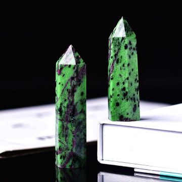 Wholesale Natural Stones Crystal Hexagon Bar Crystal Point Mineral Ornament Healing Wand Modern Home Decor Small Decoration Gift