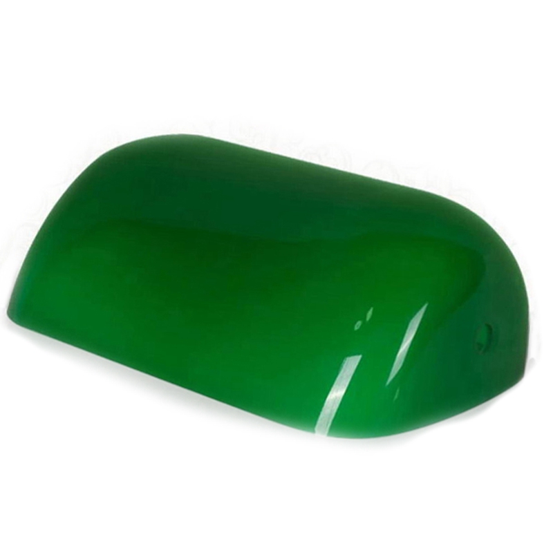 Hot Green color GLASS BANKER LAMP COVER/Bankers Lamp Glass Shade lampshade