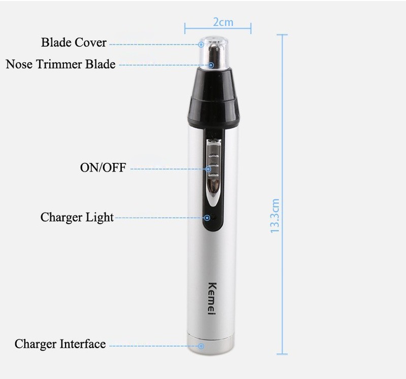 Kemei Multifunction Men's Shaver Nose Hair Trimmer Electric Shaver for Men Waterproof Professional Face Care Shaver Device D35
