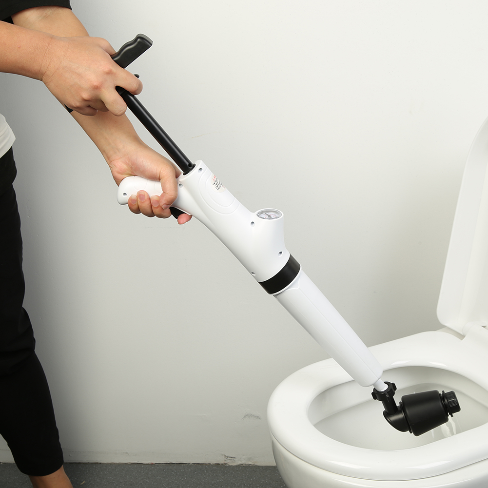 High Pressure Air Drain Blaster Clog Dredge Clogged Remover Toilet Plunger Auger Cleaner For Bathroom Kitchen Sink Dredge Tools