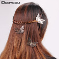 1PC Golden Butterfly Hair Clips Hair Apparel Accessories Barrettes Decor Wedding Jewelry Side Hairpins Headpiece Headwear