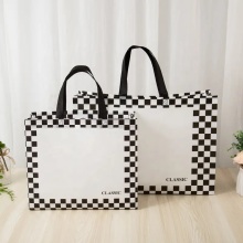 black and white tote bags non woven bags