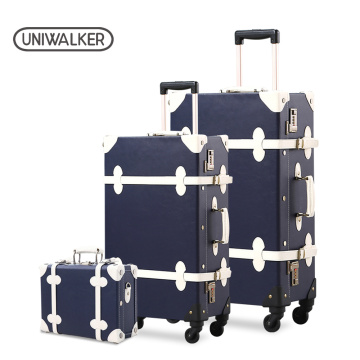 3PCS/SET Vintage PU Travel Luggage,12
