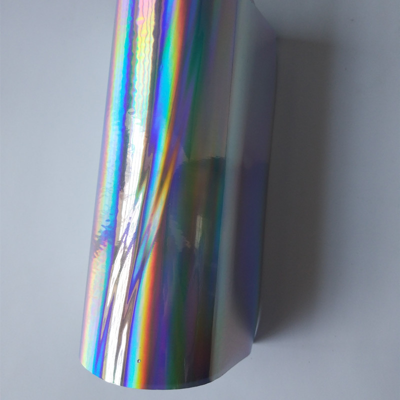Hot stamping foil silver plain holographic foil hot press on paper or plastic hot foil transfer film