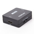 HDMI To RCA AV/CVBS Adapter HD 1080P Mini HDMI2AV Video Converter with USB Power Cable