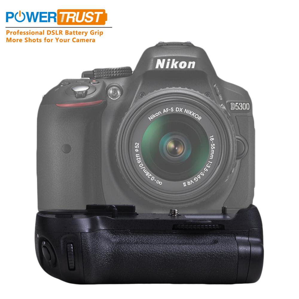 PowerTrust MB-D12 Battery Grip for Nikon D800 D800E D810 DSLR Camera work with EN-EL15 or Eight AA battery