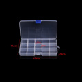 15 Grid Adjustable Storage Box Plastic Box Jewelry Accessories Box Parts Sorting Box Components Packaging Box Storage Case