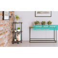 3 Layers Industrial Wooden Corner Side Table